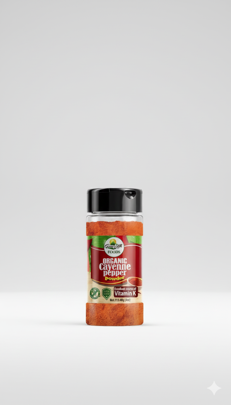 Organic Cayenne Pepper Powder 40Gr