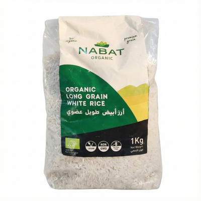 Organic Long Grain White Rice 1KG