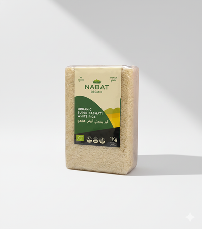 Organic Super Basmati White Rice 1KG