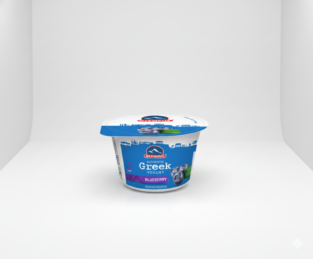Olympus Authentic Greek Yogurt 0% Blueberry 150g