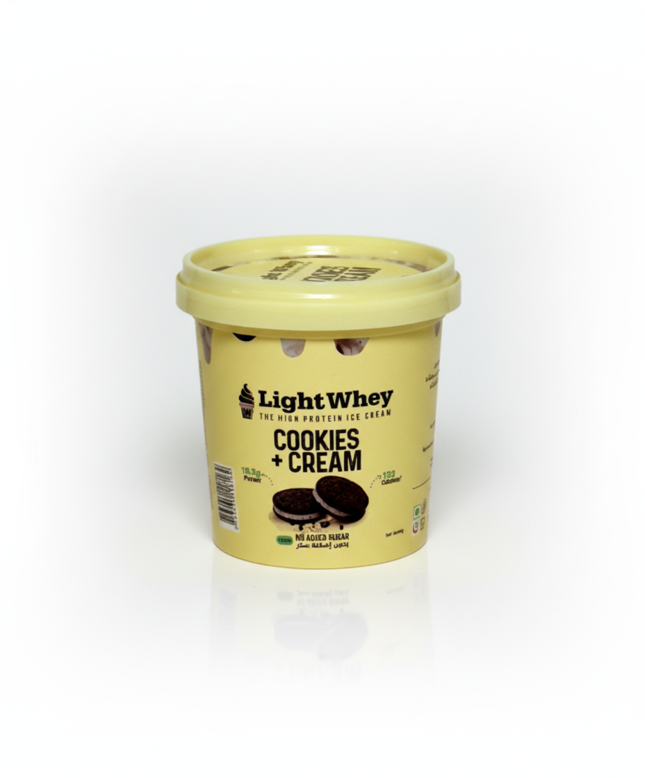 LIGHTWHEY COOKIES AND CREAM CUP 100ml*12