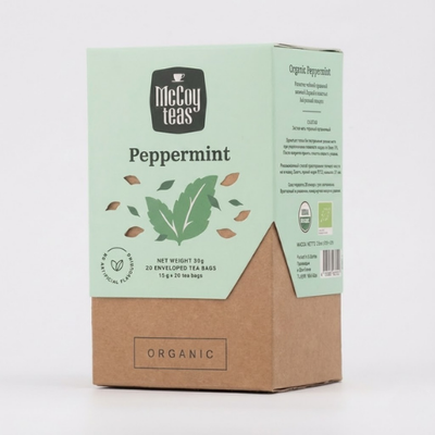 McCoy Teas - Organic Peppermint 24x(20x1.5g)