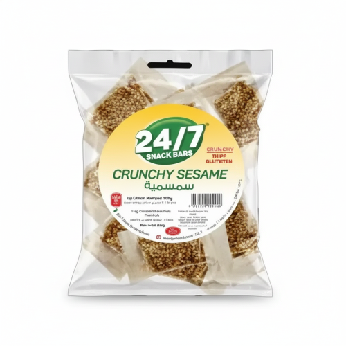 24/7 SESAME CRUNCH BAG VEGAN GLUTEN FREE 300G