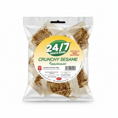 24/7 SESAME CRUNCH BAG VEGAN GLUTEN FREE 300G