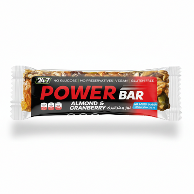 24/7 POWER BAR CRANBERRY ALMOND GLUTEN F S/F 40G